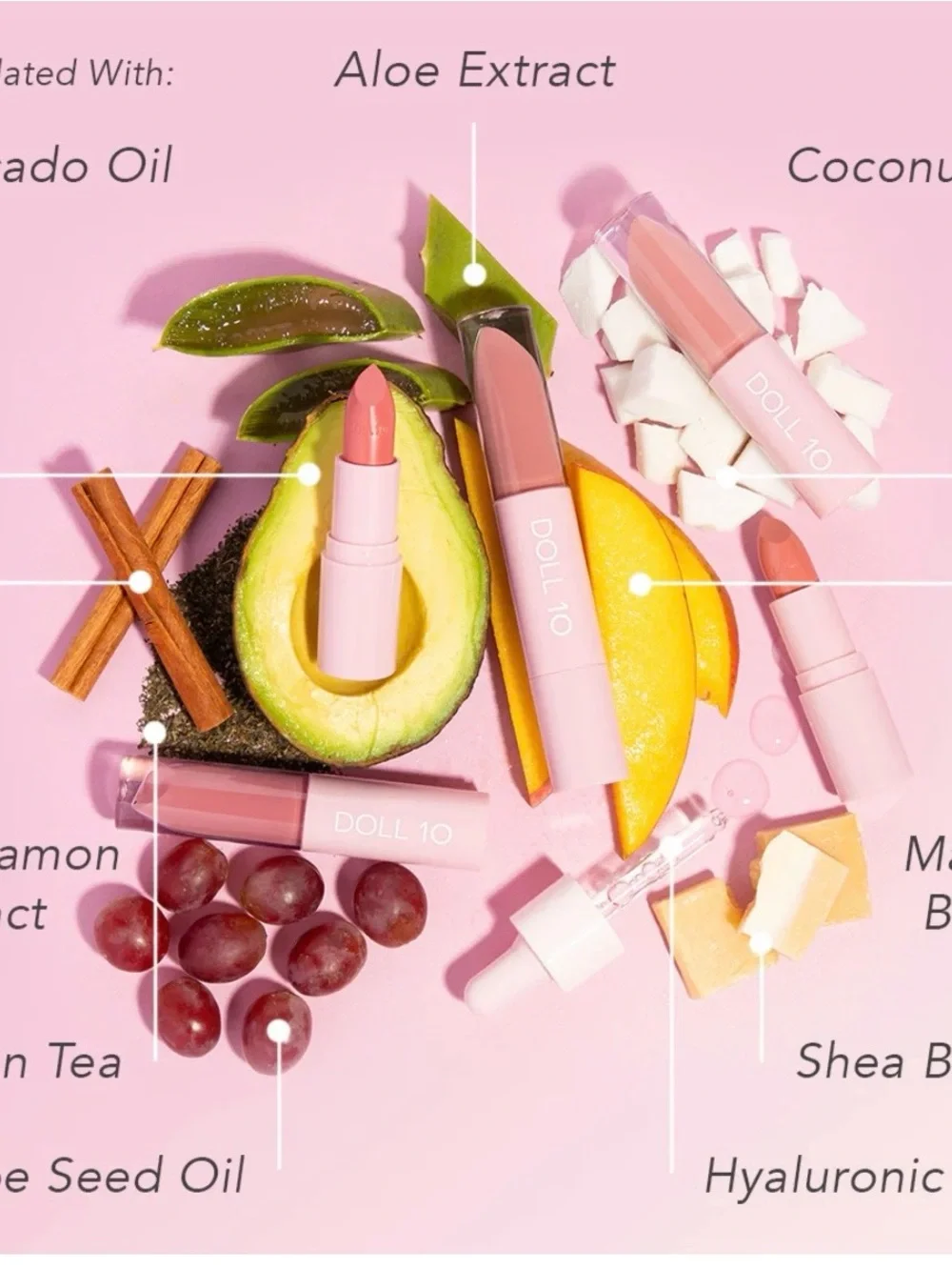 Doll 10 Nude Pink Lipstick & Gloss Duo - petal kiss